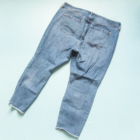 Torrid High Rise Straight Leg Busted Knee Distressed Jeans Size 18R - Picture 11 of 11